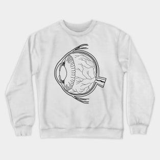 Eyeball Line Art small Crewneck Sweatshirt